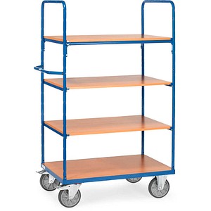 4017976083025 - Fetra fetra 8302 Etagenwagen Stahl pulverbeschichtet Traglast (max) 500 kg Brillantblau (RAL 5007)