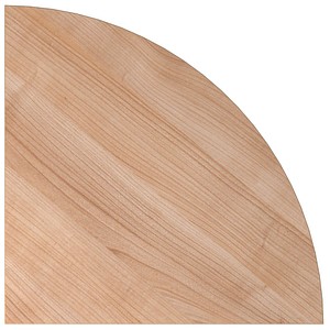 HAMMERBACHER Verbindungsplatte VXBE91 nussbaum, grafit dreieckig 80,0 x 80,0 x 2,5 cm