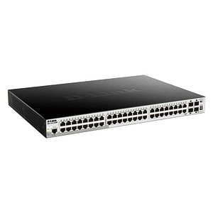 0790069467967 - D-Link DGS 1510-52XMP - Switch - L3 - Smart - 48 x 10 100 1000 (PoE+) + 4 x 10 Gigabit SFP+ - Desktop an Rack montierbar