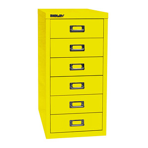 5020073770070 - Schubladenschrank MultiDrawer? 29er Serie L296102 Stahl 6 Schubladen (Vollauszug) A4 278 x 59 x 38 cm gelb 5020073770070 B