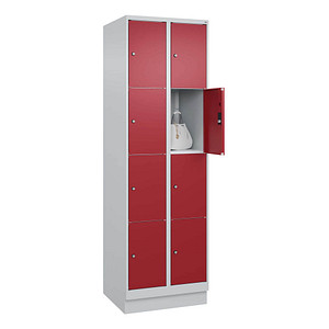 4066681683464 - Schließfachschrank Classic PLUS lichtgrau rubinrot 080020-204 S10001 8 Schließfächer 600 x 500 x 1850 cm 4066681683464 C+P- 4066681683464 - Schließfachschrank Classic PLUS lichtgrau rubinrot 080020-204 S10001 8 Schließfächer 600 x 500 x 1850 cm 4066681683464 C+P-