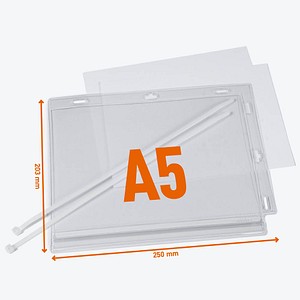 4005546742090 - Plakattasche A5 wasserdicht und mit Kabelbinder 2030 x 06 x 2500 mm 4005546742090 5 Stück 4005546742090 - Plakattasche A5 wasserdicht und mit Kabelbinder 2030 x 06 x 2500 mm 4005546742090 5 Stück