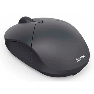 4047443537270 - Mini-Funkmaus WM-150 optisch 3 Tasten ohne Klickgeräusche schwarz 4047443537270 Hama