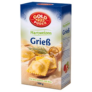 GOLDPUDER Hart-Weizen Grieß  500,0 g, 1 St.