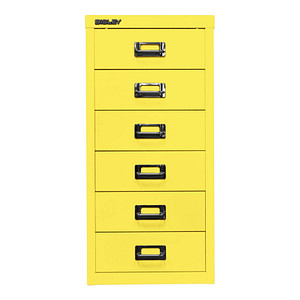 5020073770070 - Schubladenschrank MultiDrawer? 29er Serie L296102 Stahl 6 Schubladen (Vollauszug) A4 278 x 59 x 38 cm gelb 5020073770070 B 5020073770070 - Schubladenschrank MultiDrawer? 29er Serie L296102 Stahl 6 Schubladen (Vollauszug) A4 278 x 59 x 38 cm gelb 5020073770070 B
