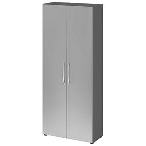 4032062305324 - HAMMERBACHER Aktenschrank 4100 V4100 G S BM grafit silber 4 Fachböden 800 x 346 x 1880 cm