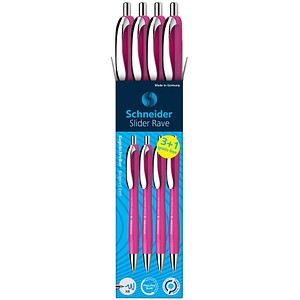 4004675177414 - 3 + 1 GRATIS Kugelschreiber Slider Rave XB pink Schreibfarbe blau 3 St + GRATIS 1 Slider Rave XB pink 4004675177414 - 3 + 1 GRATIS Kugelschreiber Slider Rave XB pink Schreibfarbe blau 3 St + GRATIS 1 Slider Rave XB pink
