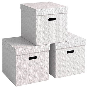 4002432132201 - VONL 61430001 - Archivboxen Recycel Würfel 3 Stück weiß grau 4002432132201 - VONL 61430001 - Archivboxen Recycel Würfel 3 Stück weiß grau