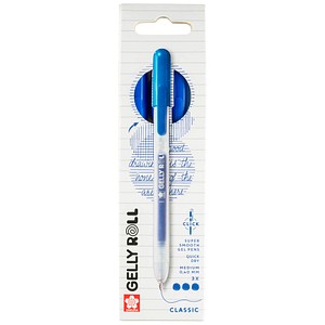 8712079543129 - Gelly Roll Retractable Classic Gelschreiber transparent 04 mm Schreibfarbe blau 3 St