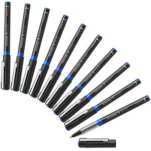 Schneider XTRA 823 Tintenroller schwarz 0,3 mm, Schreibfarbe: blau, 10 St.