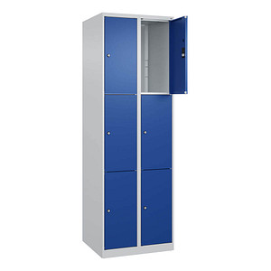 4067521350348 - Schließfachschrank Classic Plus enzianblau lichtgrau 080000-203 S10003 9 Schließfächer 600 x 500 x 1850 cm 4067521350348 CP 4067521350348 - Schließfachschrank Classic Plus enzianblau lichtgrau 080000-203 S10003 9 Schließfächer 600 x 500 x 1850 cm 4067521350348 CP