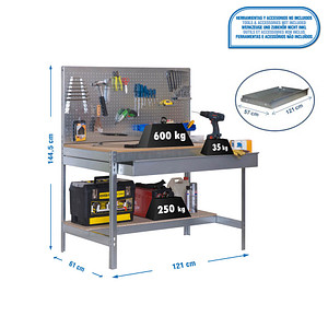 8435104932490 - Werkbank SIMONWORK BT2 BOX silber 1 Schublade 1210 x 610 x 1445 cm 8435104932490 Simonrack 8435104932490 - Werkbank SIMONWORK BT2 BOX silber 1 Schublade 1210 x 610 x 1445 cm 8435104932490 Simonrack