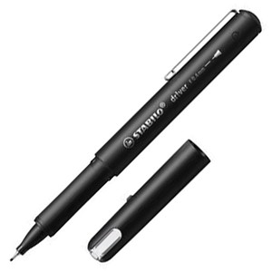 4006381614146 - STABILO dr!ver Fineliner 04 mm Nadelspitze Schwarz 1088 46