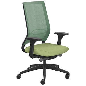 4049694007892 - Bürostuhl sequaterback 2 membran qb-125 204 Stoff grün Gestell schwarz