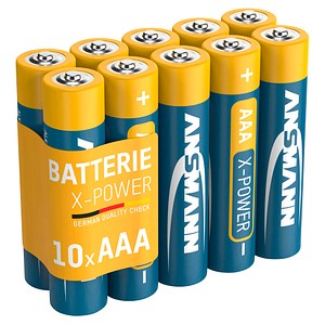 4013674184576 - Batterien X-POWER Micro AAA 15 V 4013674184576 ANSMANN 10 Stück