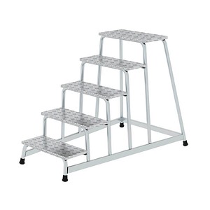 4031405500358 - MUNK Günzburger Steigtechnik Guenzburger Steigtechnik 50035 Aluminium Treppe Arbeitshöhe (max) 3 m Silber 145 kg 4031405500358 - MUNK Günzburger Steigtechnik Guenzburger Steigtechnik 50035 Aluminium Treppe Arbeitshöhe (max) 3 m Silber 145 kg