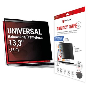 4028778123505 - DISPLEX PRIVACY SAFE Wiederablösbarer 2-Wege Blickschutzfilter für Laptop  Notebook (randlos frameless) 133 (169)