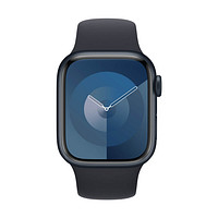 Apple Watch Series 9 41 mm Aluminium (GPS) Sportarmband S/M mitternacht |  office discount