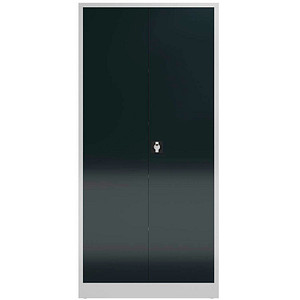 4061815855458 - Putzmittelschrank X-545548 anthrazit lichtgrau 920 x 420 x 1945 cm aufgebaut 4061815855458 LÜLLMANN