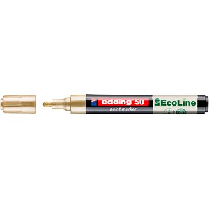 4057305072177 - Lackmarker 50 EcoLine 4-50-053 gold 2-3mm Rundspitze 4057305072177 Edding 4057305072177 - Lackmarker 50 EcoLine 4-50-053 gold 2-3mm Rundspitze 4057305072177 Edding