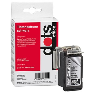 4250073731356 - Druckerpatrone 15624001-DOTS kompatibel zu Canon PG-545XL schwarz