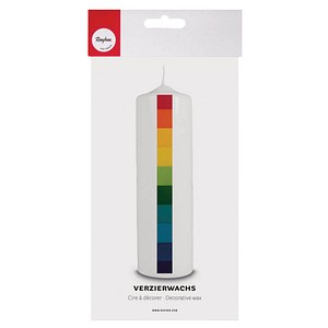 4006166395215 - Wachsfolien mehrfarbig Regenbogen-Set 4006166395215 Rayher