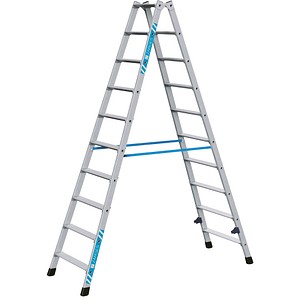 4003866424702 - Gebördelte Doppelstufenleiter Nova b 2x10 Stufen - Zarges