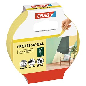 4042448150059 - tesa PRECISION INDOOR 56270-00000-01 Kreppband tesa® Gelb (L x B) 25 m x 25 mm 1 St