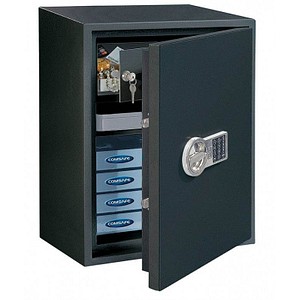 ROTTNER Möbeltresor PowerSafe 600 IT EL Sicherheitsstufe S2 nach EN14450 anthrazit 44,5 x 40,0 x 60,0 cm