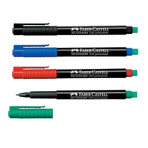 FABER-CASTELL MULTIMARK 1525 Folienstifte-Set farbsortiert permanent 4 St.