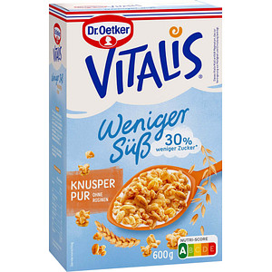 4000521662103 - Vitalis Knusper Pur weniger süß Müsli 6000 g 4000521662103 600 Gramm 4000521662103 - Vitalis Knusper Pur weniger süß Müsli 6000 g 4000521662103 600 Gramm