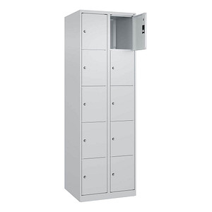 4067521350652 - CP Schließfachschrank Classic Plus lichtgrau 080000-205 S10008 10 Schließfächer 600 x 500 x 1850 cm