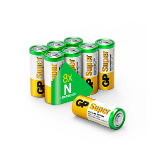 8 GP Batterien SUPER Lady N 1,5 V