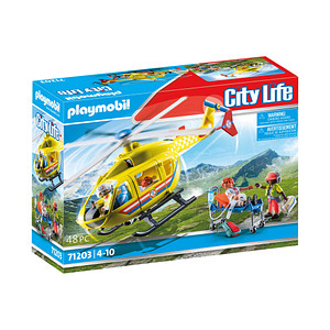 4008789712035 - City Life 71203 Rettungshelikopter Spielfiguren-Set 4008789712035 Playmobil