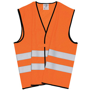 4024869001271 - unisex Kinder-Warnweste neonorange Einheitsgröße