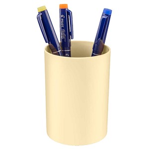cep Stiftehalter 500 FIRST hellgelb recycelbares Polystyrol 7,5 x 7,5 x 10,5 cm