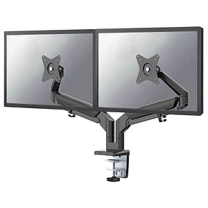 8717371449223 - Neomounts by Newstar DS70-810BL2 - Befestigungskit (Tischmontage) - für 2 LCD-Displays (voll beweglicher einstellbarer Doppelarm) - Schwarz - Bildschirmgröße 432-813 cm (17-32) - Klemmmontage Tülle (DS70-810BL2)