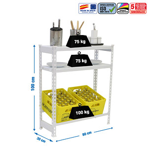 8425437087776 - Getränkekistenregal SIMONBOTTLE 8425437087776 weiß 800 x 300 x 1000 cm 8425437087776 Simonrack 8425437087776 - Getränkekistenregal SIMONBOTTLE 8425437087776 weiß 800 x 300 x 1000 cm 8425437087776 Simonrack
