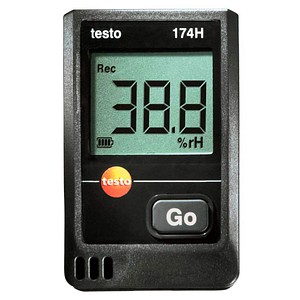 4029547010835 - 0572 0566 174H set mini-datenlogger 2-KANAL inklusive usb-interface zum programmieren und auslesen des loggers wandhalt - Testo
