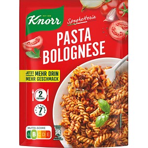 8721201919732 - Spaghetteria PASTA BOLOGNESE Fertiggericht 1x 2 Portionen 8721201919732 178 Gramm 8721201919732 - Spaghetteria PASTA BOLOGNESE Fertiggericht 1x 2 Portionen 8721201919732 178 Gramm