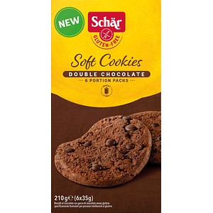 Schär Soft Cookies DOUBLE CHOCOLATE Kekse 210,0 g, 1 St.