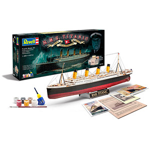 4009803057156 - Geschenkset 100 Jahre Titanic incl Titanic Extras Modellbausatz mit Basiszubehör im Maßstab 1400 262 Teile 67 cm