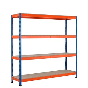 4004514224705 - Weitspannregal Z1 18287-N blau orange 1841 x 773 x 2438 cm