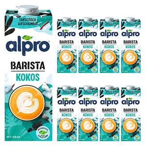 alpro® BARISTA Kokosnussdrink 8x 1,0 l