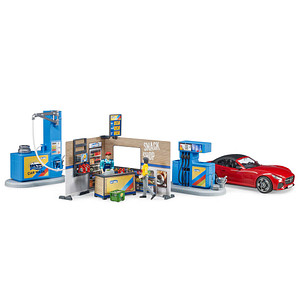 4001702621117 - bworld 62111 Tankstelle Spielfiguren-Set 4001702621117 bruder