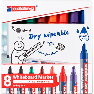 4057305058393 - Boardmarker-Set 363 4-363-8-S2999 Etui 8-farbig sortiert 1-5mm Keilspitze 4057305058393 8 Stück