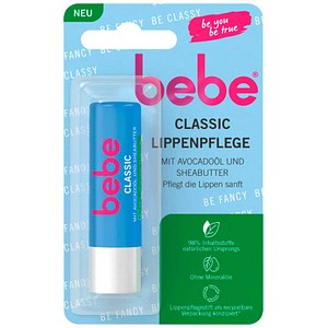 3574661664866 - bebe® CLASSIC Lippenpflege farblos 49 g Praktischer Lippenpflegestift für zarte Lippen 1 x Lippenpflegestift - be you be true 3574661664866 - bebe® CLASSIC Lippenpflege farblos 49 g Praktischer Lippenpflegestift für zarte Lippen 1 x Lippenpflegestift - be you be true