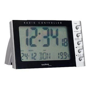 4029665001883 - Techno Line - wt 188 Funk Wecker Silber Schwarz Alarmzeiten 1 4029665001883 - Techno Line - wt 188 Funk Wecker Silber Schwarz Alarmzeiten 1