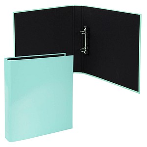 3130630545637 - Ringbuch 2 Ringe 25mm Kunststoffbeschichtet A4 Grün