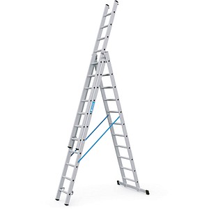 4003866448418 - Zarges - Gebördelte Mehrzweckleiter 3-teilig Skymaster dx 3 x 11 Sprossen (44841) 4003866448418 - Zarges - Gebördelte Mehrzweckleiter 3-teilig Skymaster dx 3 x 11 Sprossen (44841)